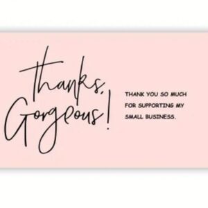 Thank You Cards 100 Thanks Gorgeous